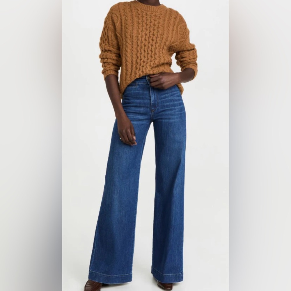 ASKK NY Brighton Wide Leg Denim | Mercury | Size 27